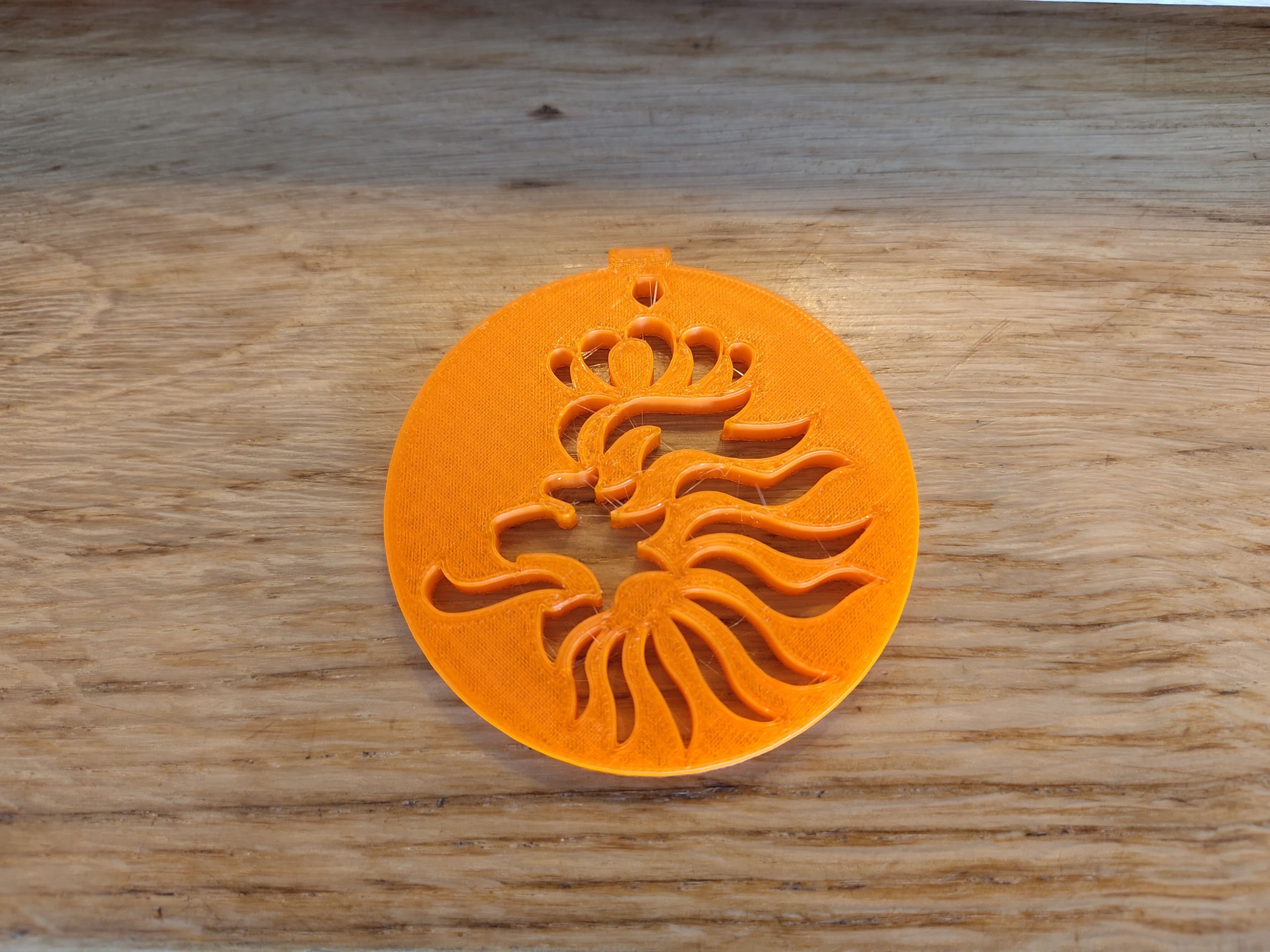 Oranje ketting